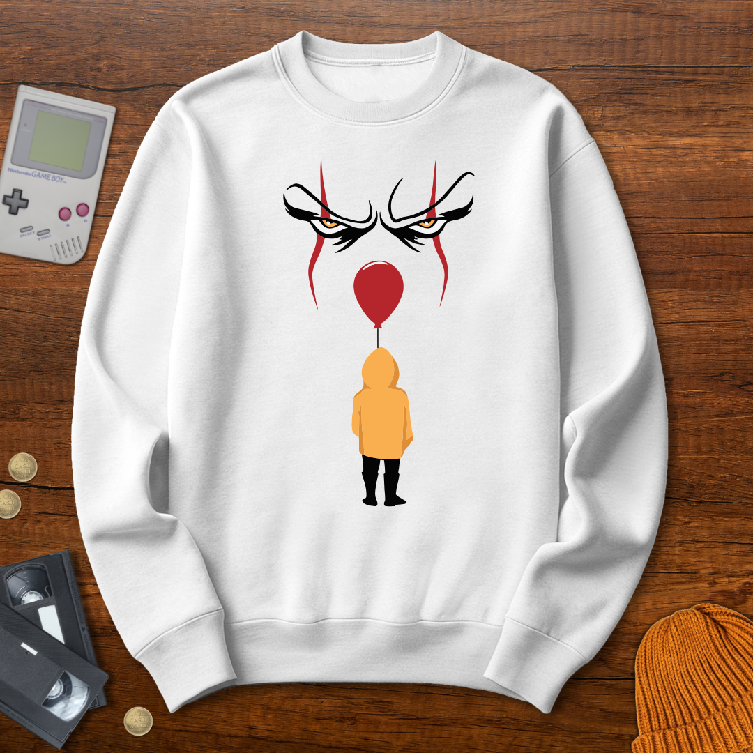 Printify Sweatshirt S / White The Dancing Clown - Sweatshirt