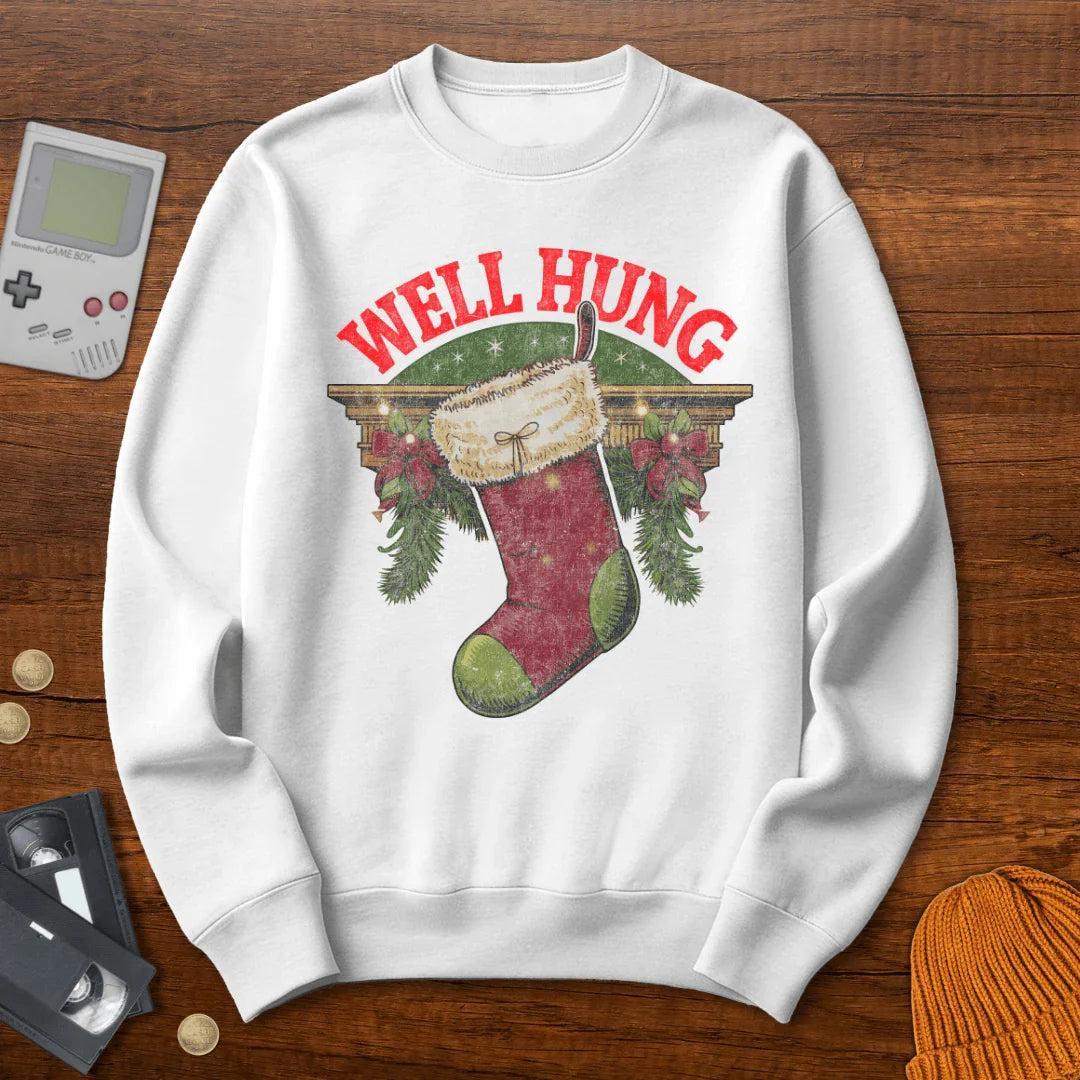 Well Hung - Sweatshirt - Throwback Paradise