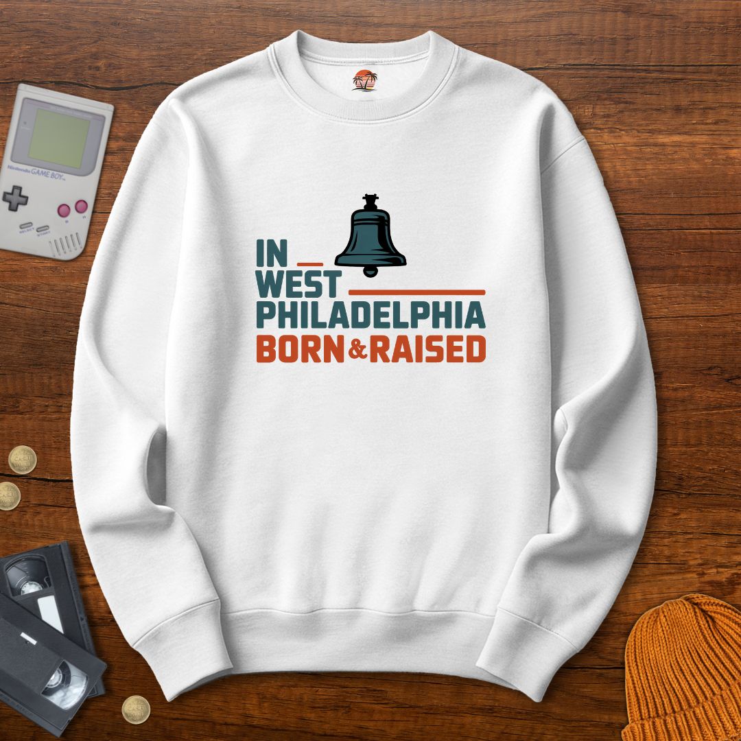 Printify Sweatshirt S / White West Philadelphia - Sweatshirt