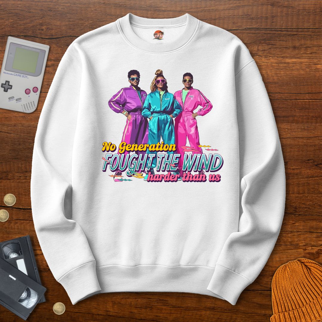 Printify Sweatshirt S / White Windbreakers - Sweatshirt