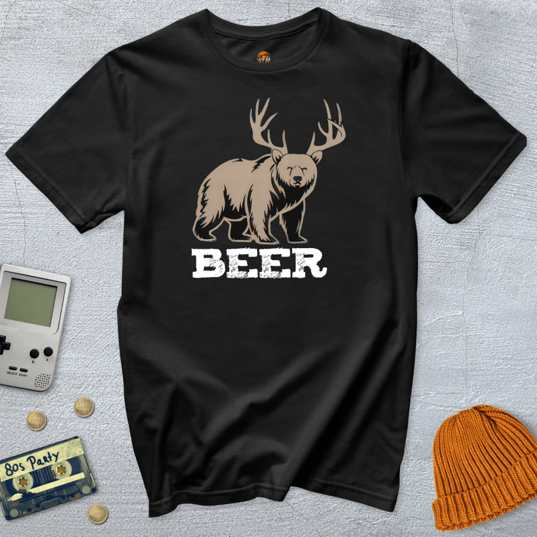 Printify T-Shirt Black / S Beer - Shirt