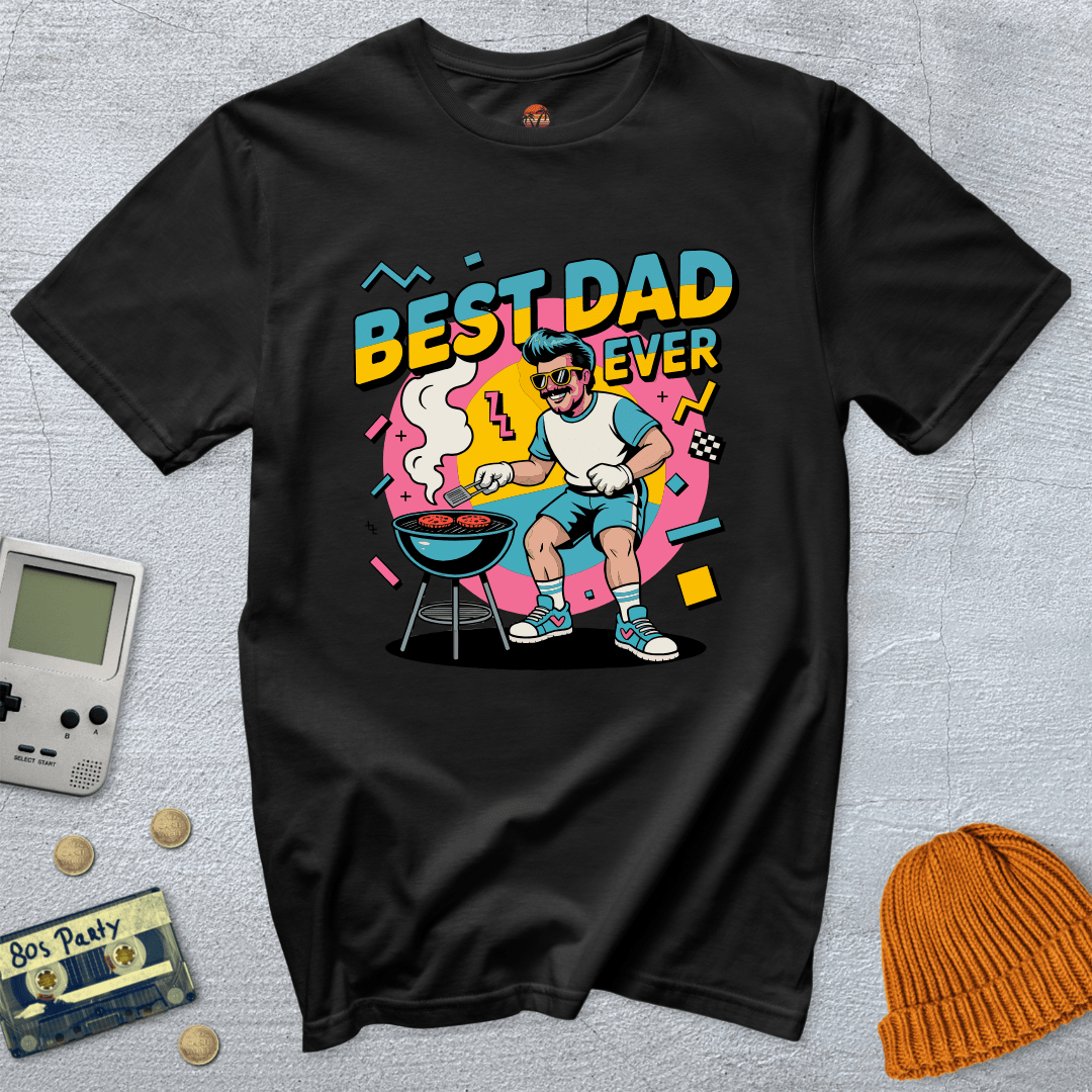 Printify T-Shirt Black / S Best Dad Ever - Shirt