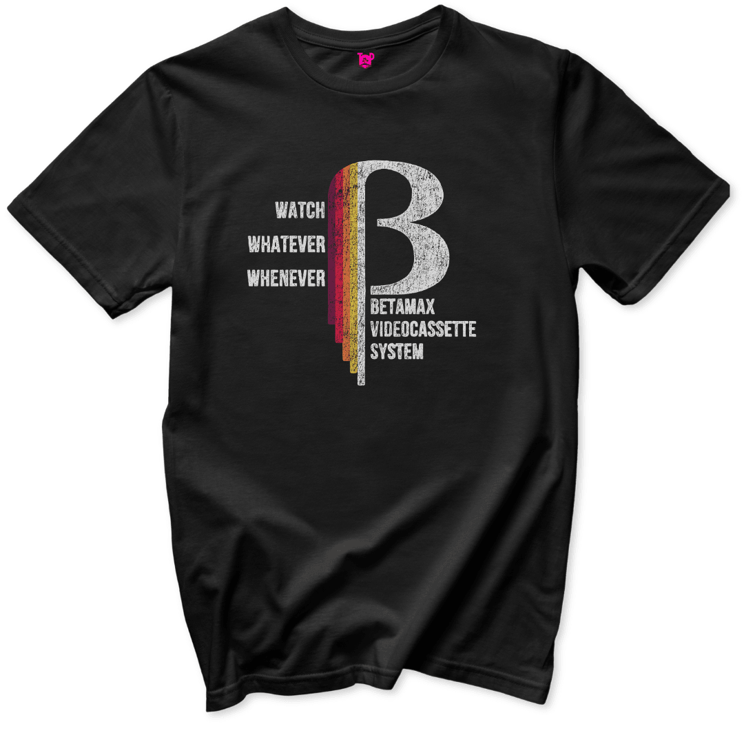 Betamax T-Shirt - Throwback Paradise