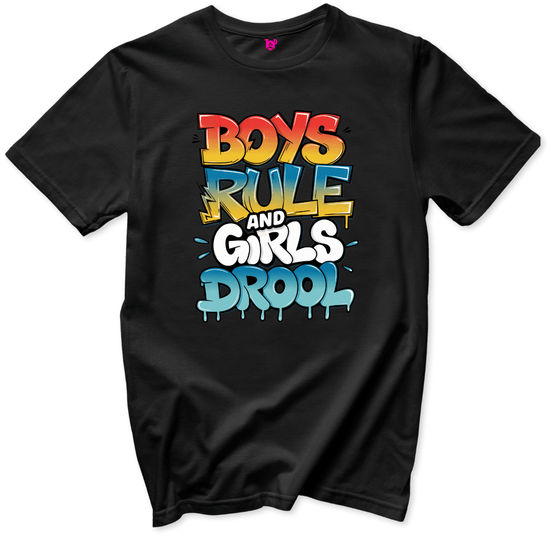Boys Rule T-Shirt - Throwback Paradise