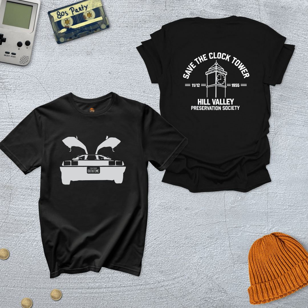 Printify T-Shirt Black / S BTTF - Shirt
