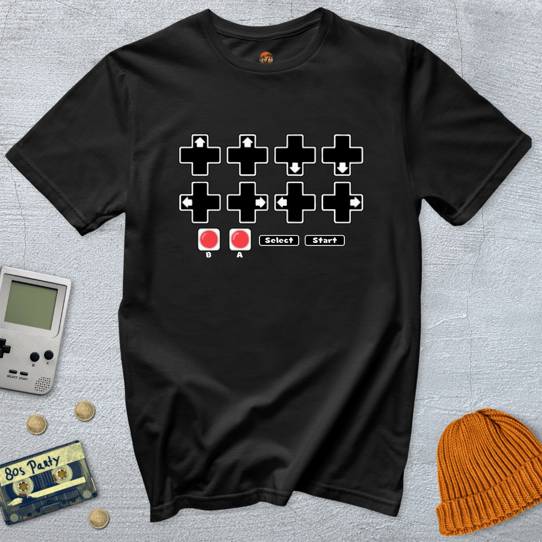 Printify T-Shirt Black / S Cheat Code - Shirt