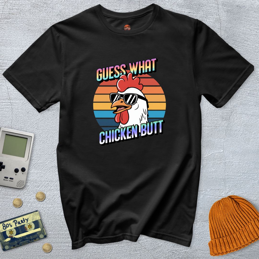 Printify T-Shirt Black / S Chicken Butt - Shirt