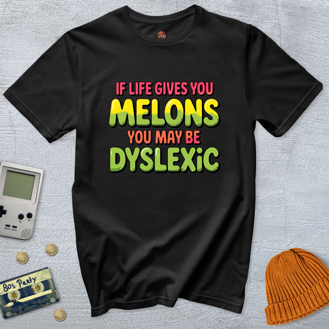 Printify T-Shirt Black / S Dyslexic - Shirt
