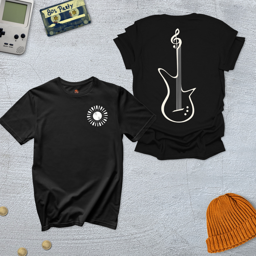 Printify T-Shirt Black / S Elegant Tunes - Shirt