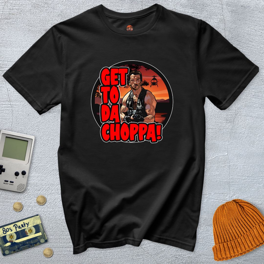 Printify T-Shirt Black / S GetToDaChoppa - Shirt