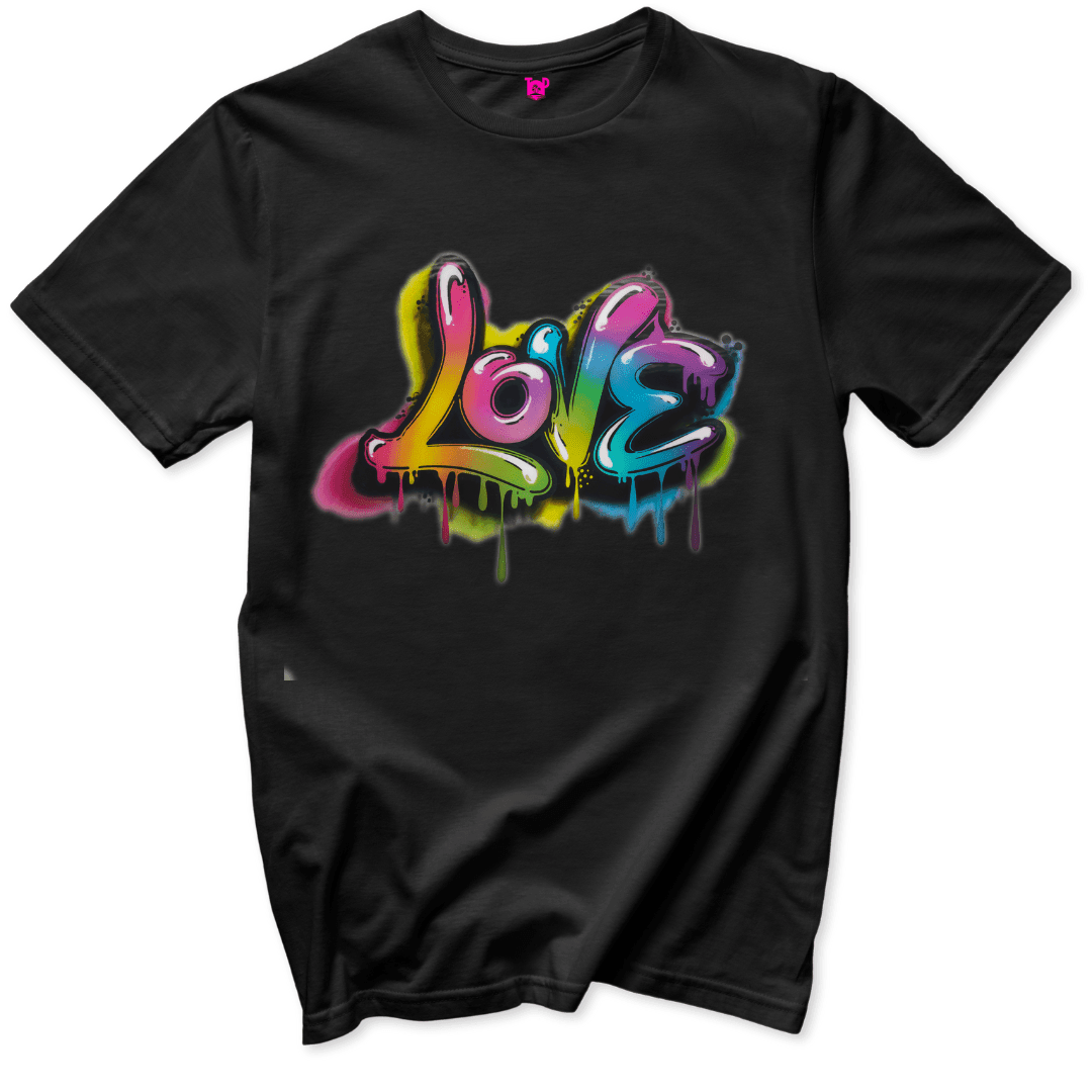 Graffiti Love T-Shirt - Throwback Paradise