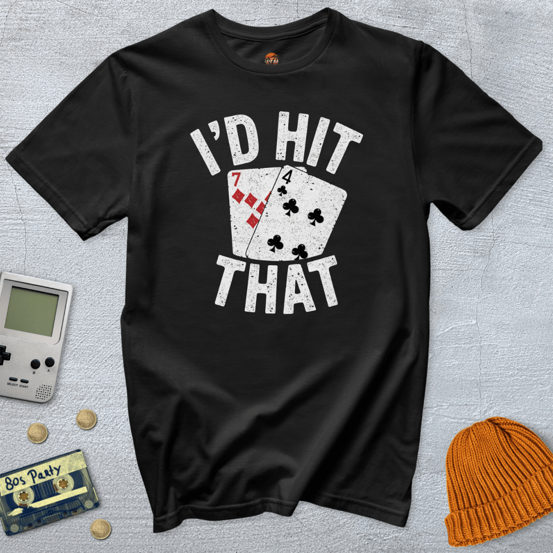 Printify T-Shirt Black / S Hit That - Shirt