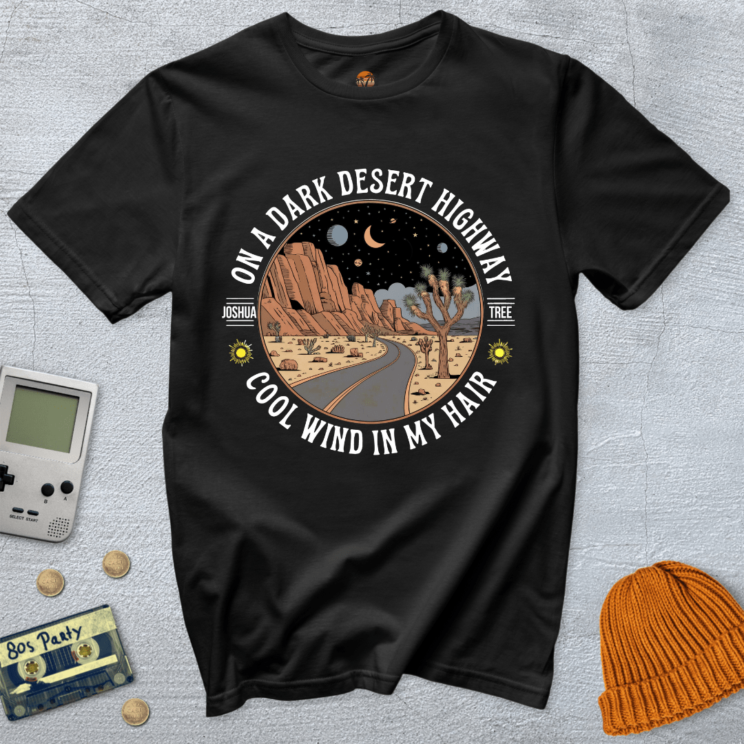 Printify T-Shirt Black / S Joshua Tree Hwy  - Shirt