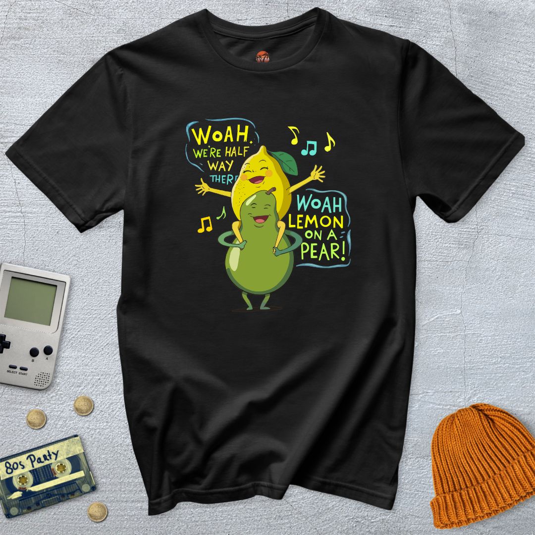 Printify T-Shirt Black / S Lemon on a Pear - Shirt