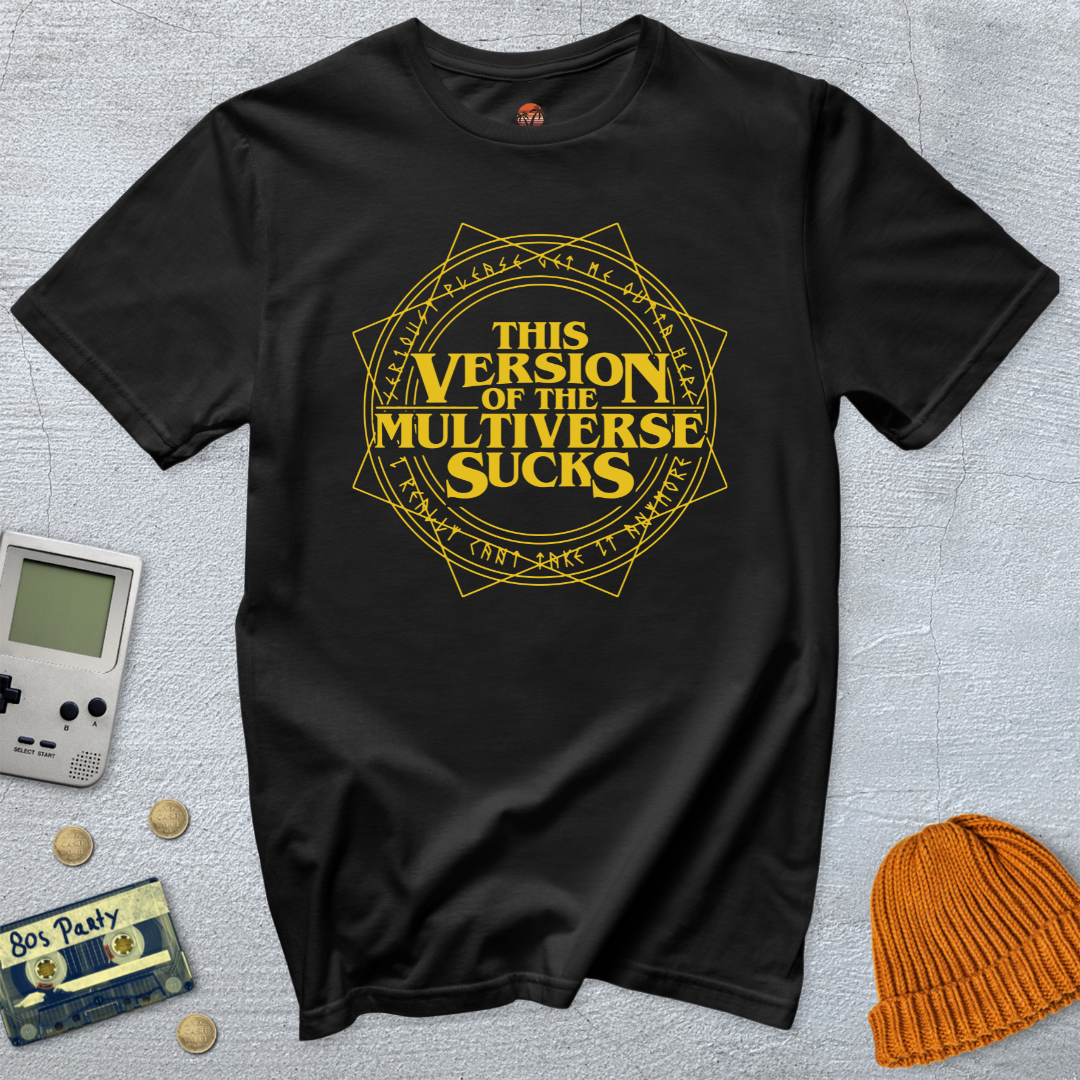 Printify T-Shirt Black / S Multiverse - Shirt