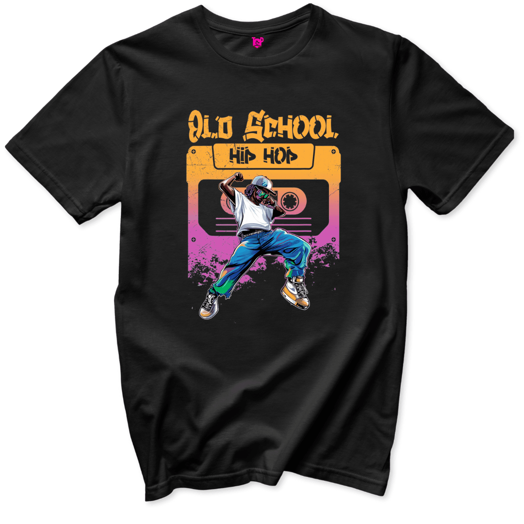 Old School Hip Hop Tape T-Shirt - Throwback Paradise