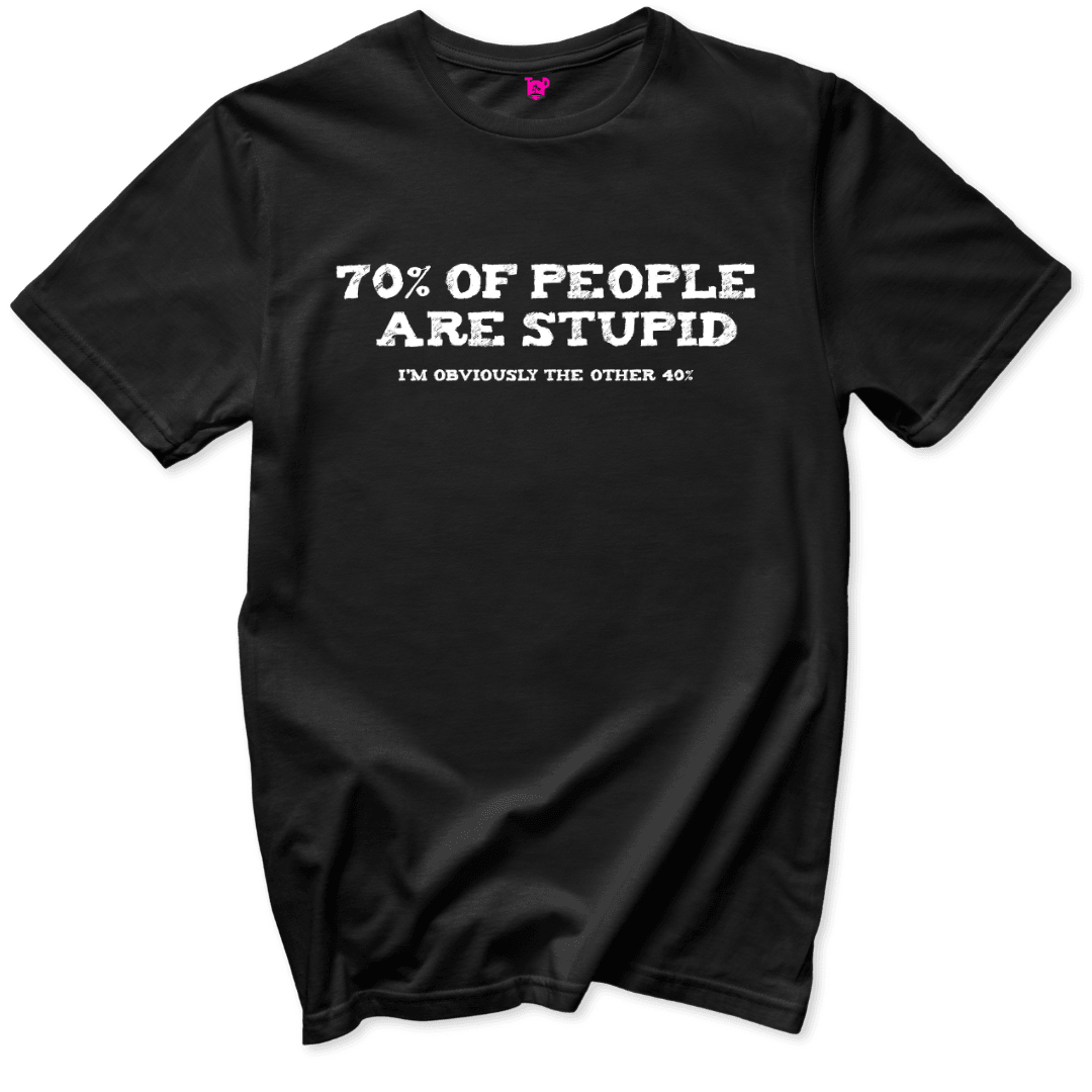 People are stupid T-Shirt - Throwback Paradise