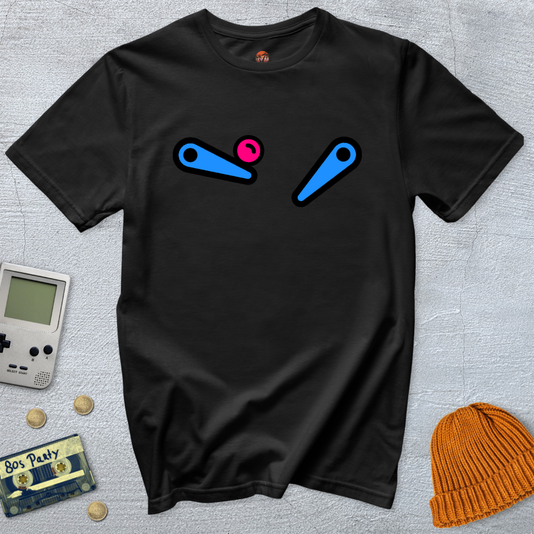 Printify T-Shirt Black / S pinball - Shirt