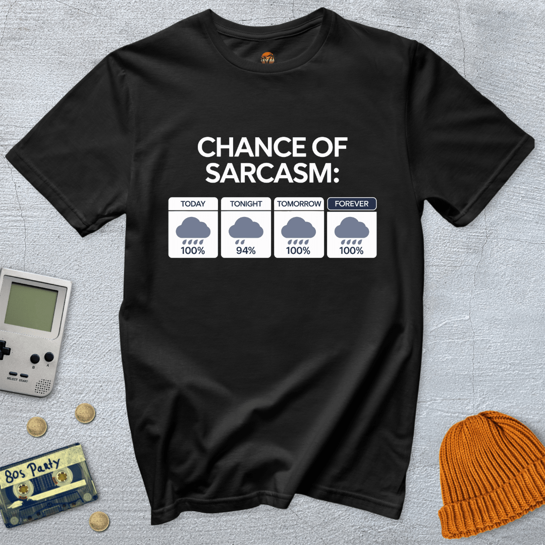 Printify T-Shirt Black / S Sarcasm - Shirt