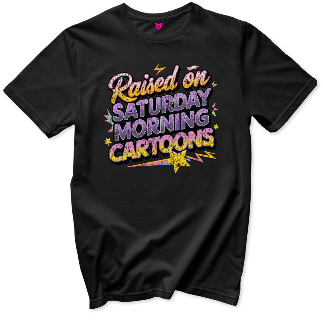 Saturday Morning Cartoons T-Shirt - Throwback Paradise