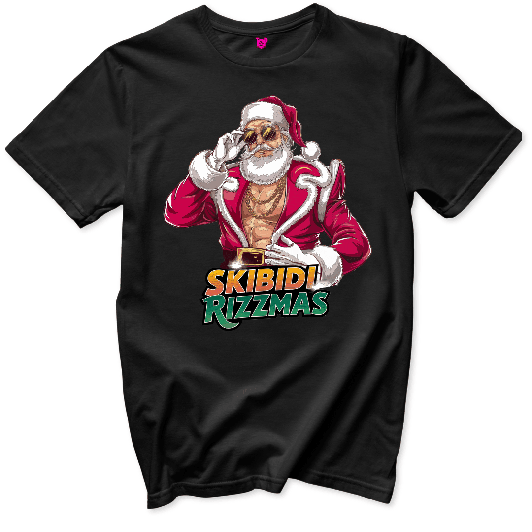 Skibidi Rizzmas T-Shirt - Throwback Paradise