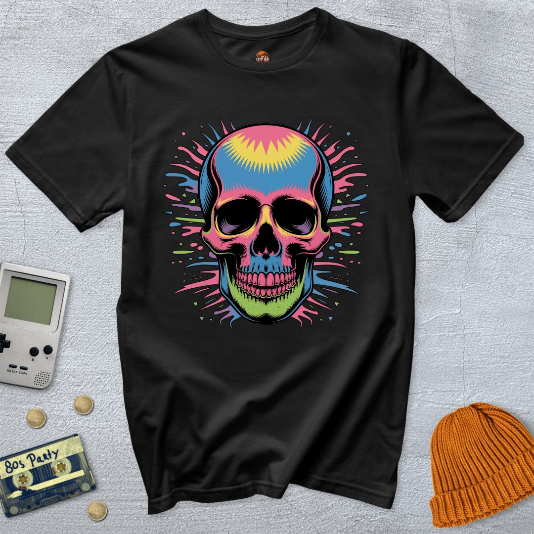 Printify T-Shirt Black / S Skull - Shirt