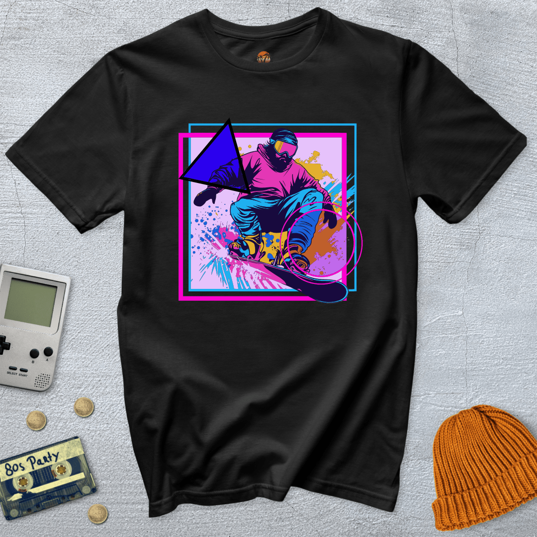 Printify T-Shirt Black / S Snowboarder - Shirt