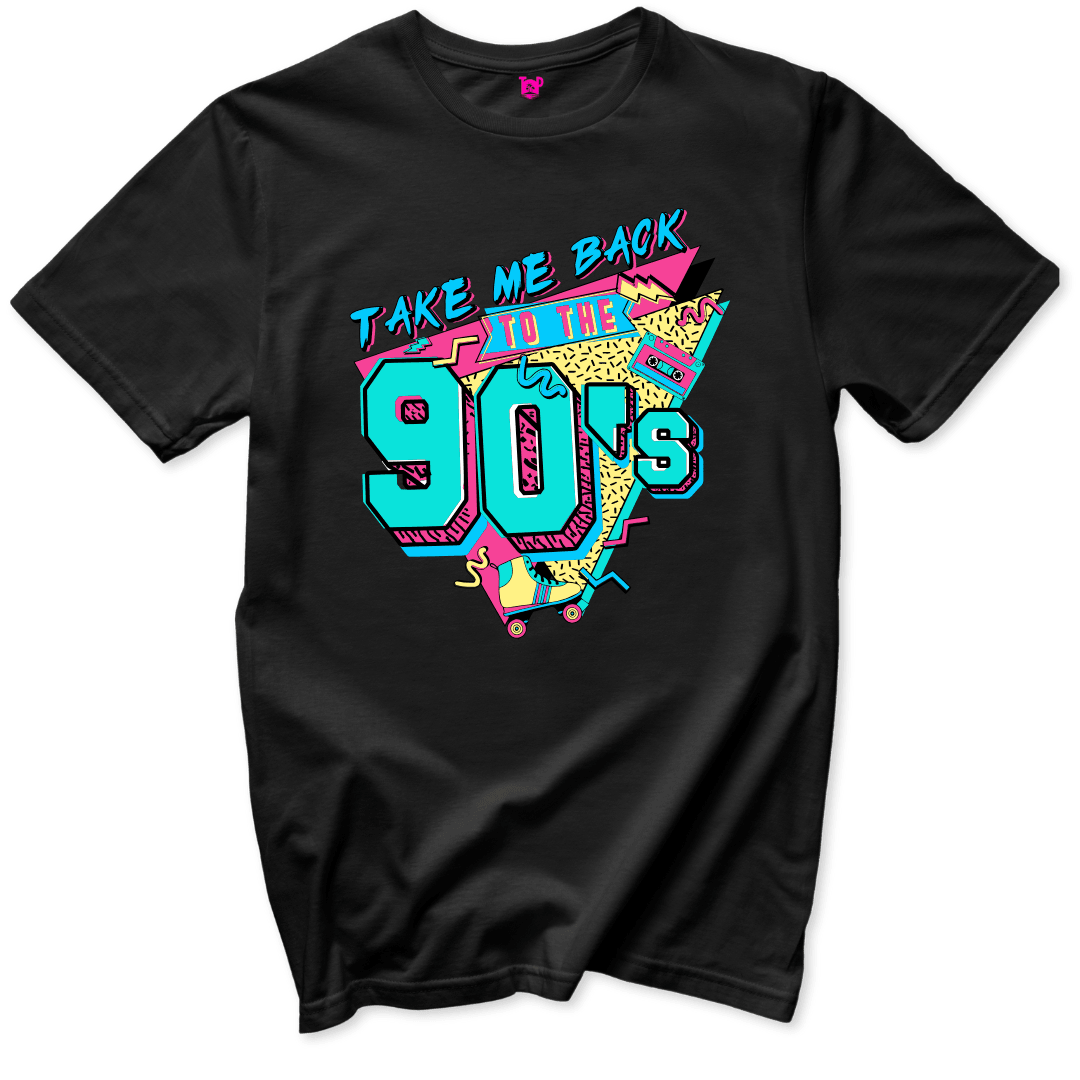 Take Me Back to the 90s T-Shirt - Throwback Paradise