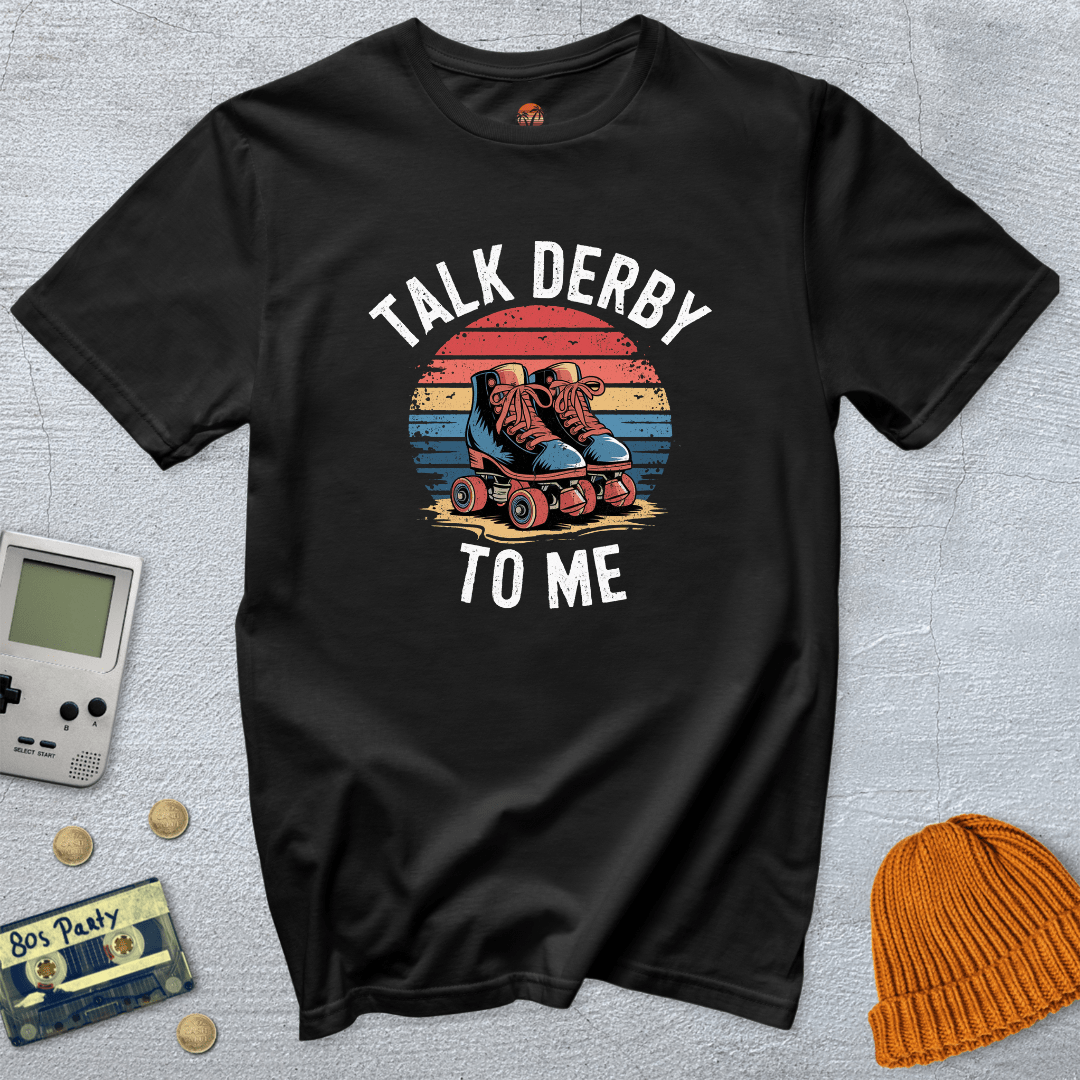 Printify T-Shirt Black / S Talk Derby - Shirt