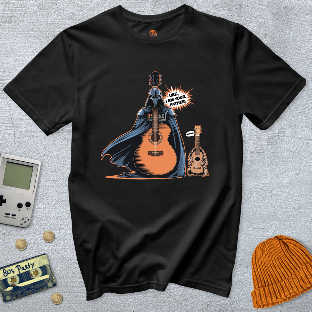 Printify T-Shirt Black / S Uke I am your father - Shirt