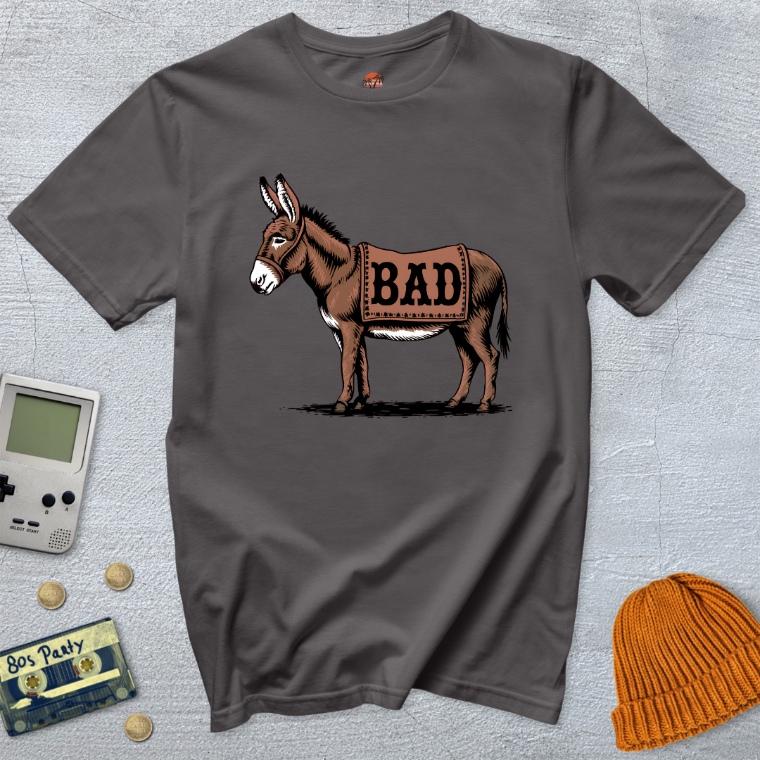 Printify T-Shirt Charcoal / S Bad Ass - Shirt