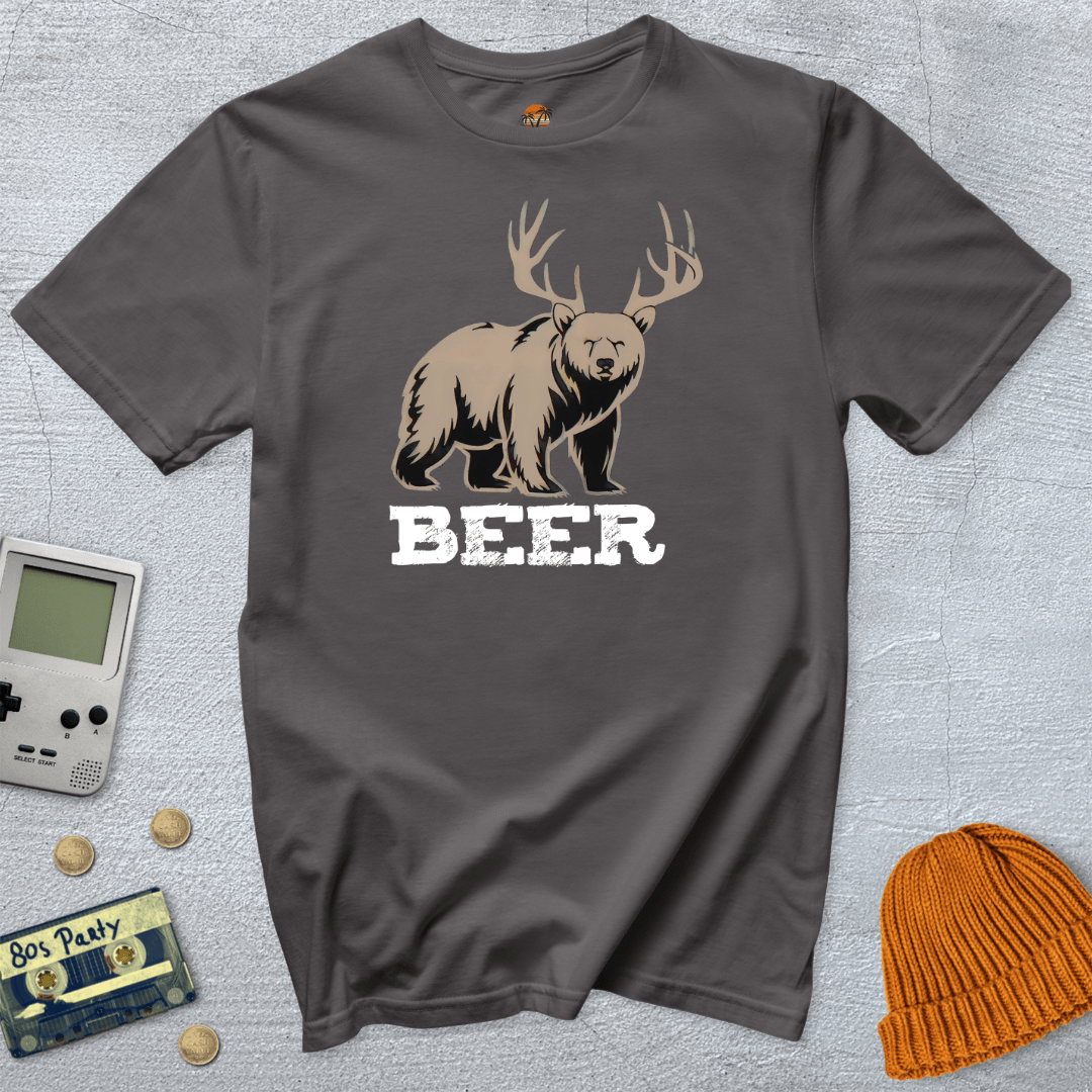 Printify T-Shirt Charcoal / S Beer - Shirt