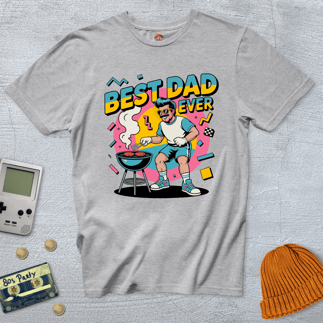 Printify T-Shirt Charcoal / S Best Dad Ever - Shirt