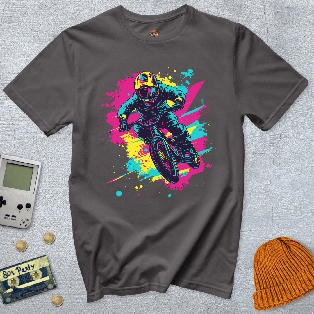 Printify T-Shirt Charcoal / S BMX Kid - Shirt