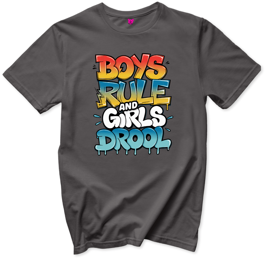Boys Rule T-Shirt - Throwback Paradise