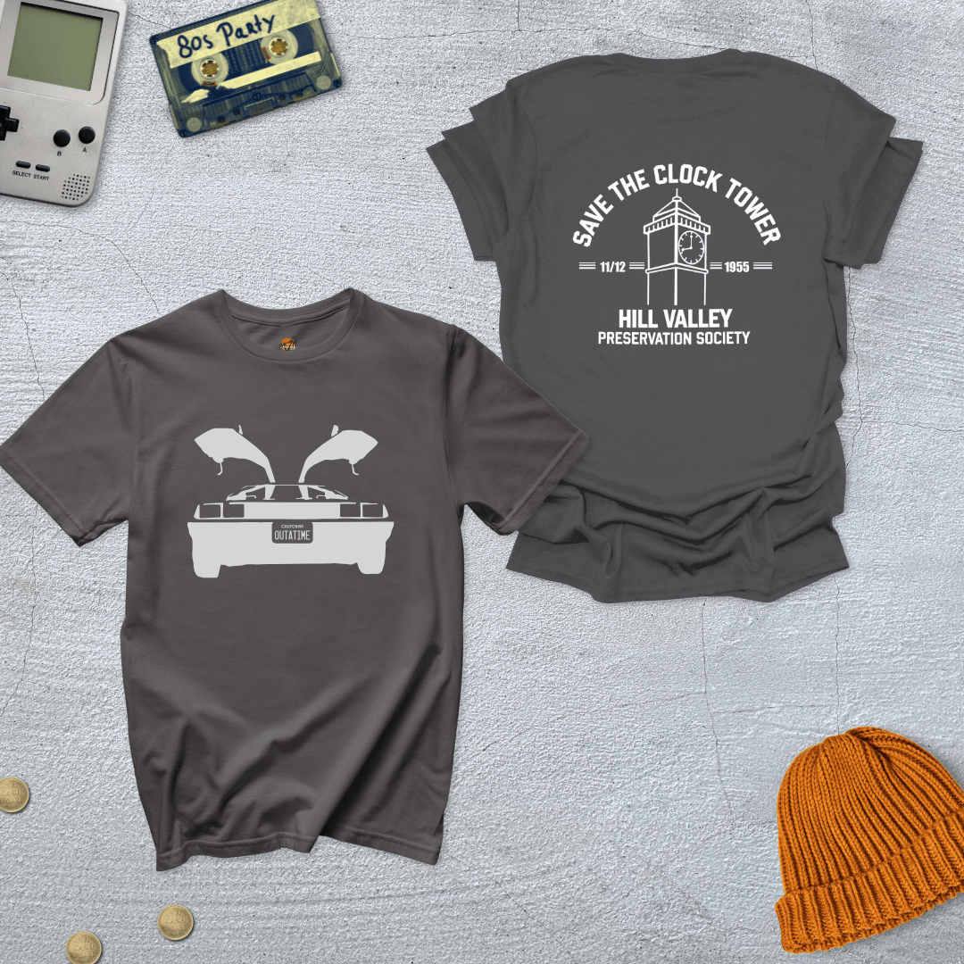 Printify T-Shirt Charcoal / S BTTF - Shirt