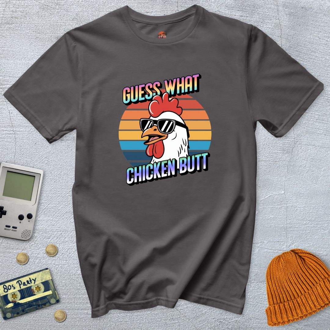 Printify T-Shirt Charcoal / S Chicken Butt - Shirt