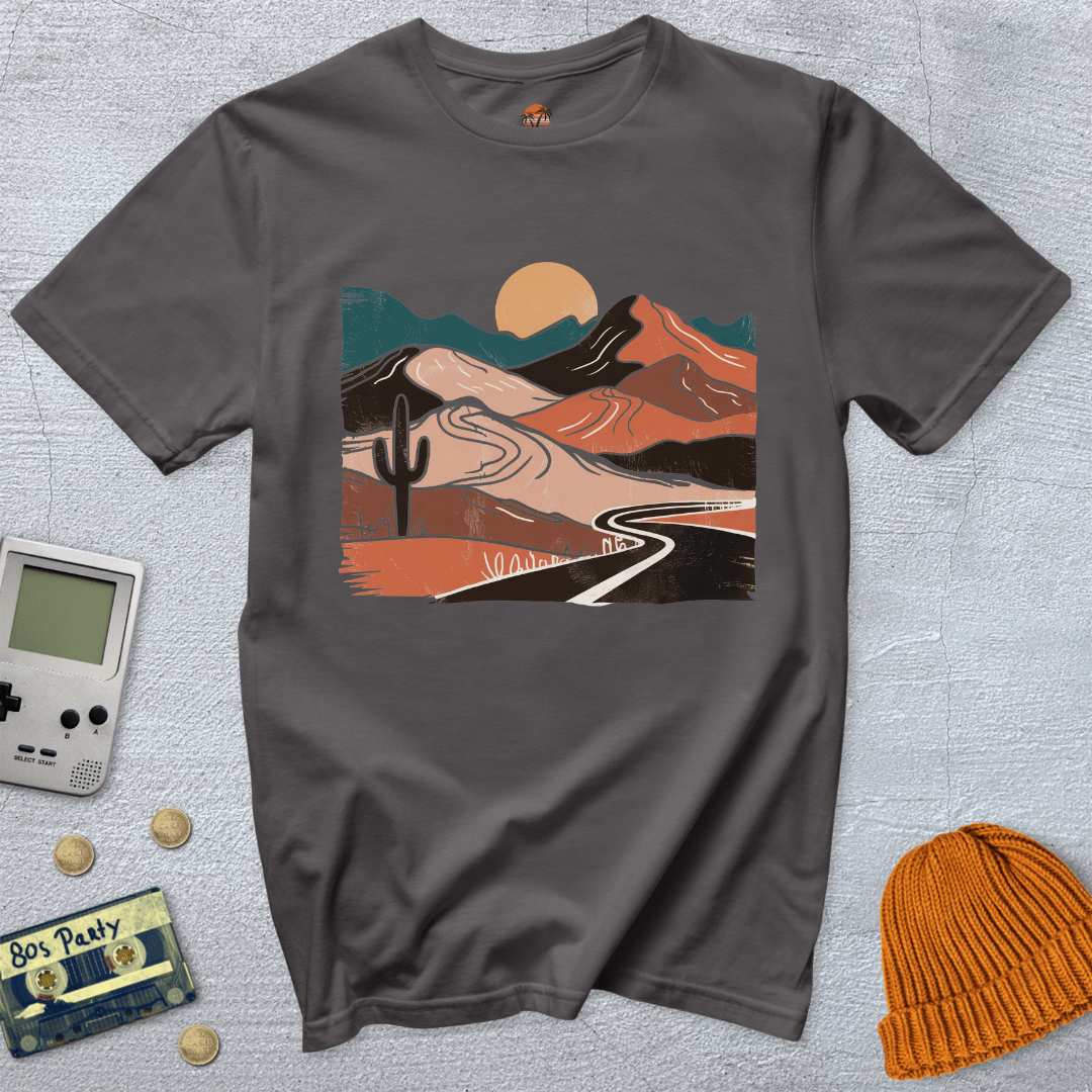Printify T-Shirt Charcoal / S Desert Landscape - Shirt