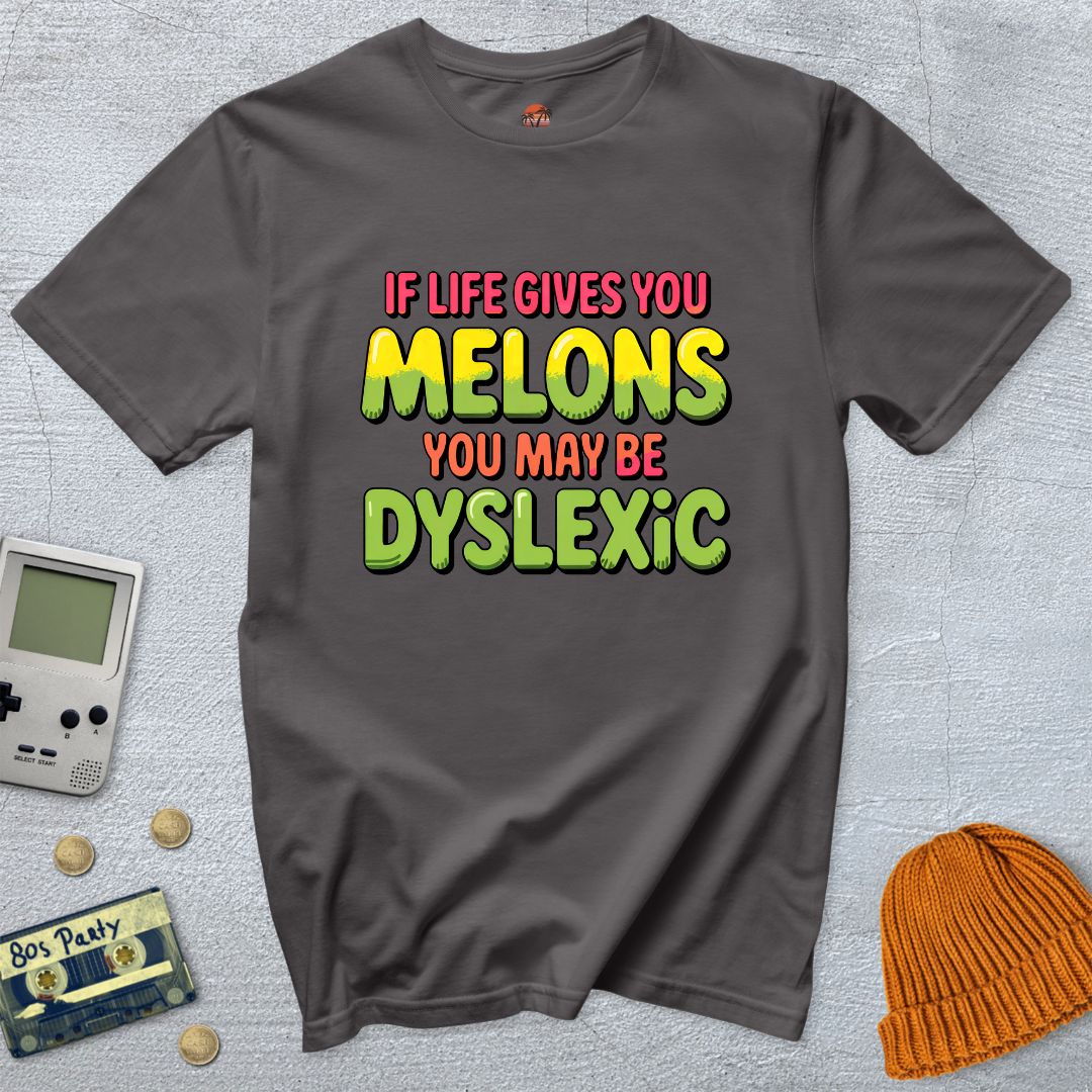 Printify T-Shirt Charcoal / S Dyslexic - Shirt