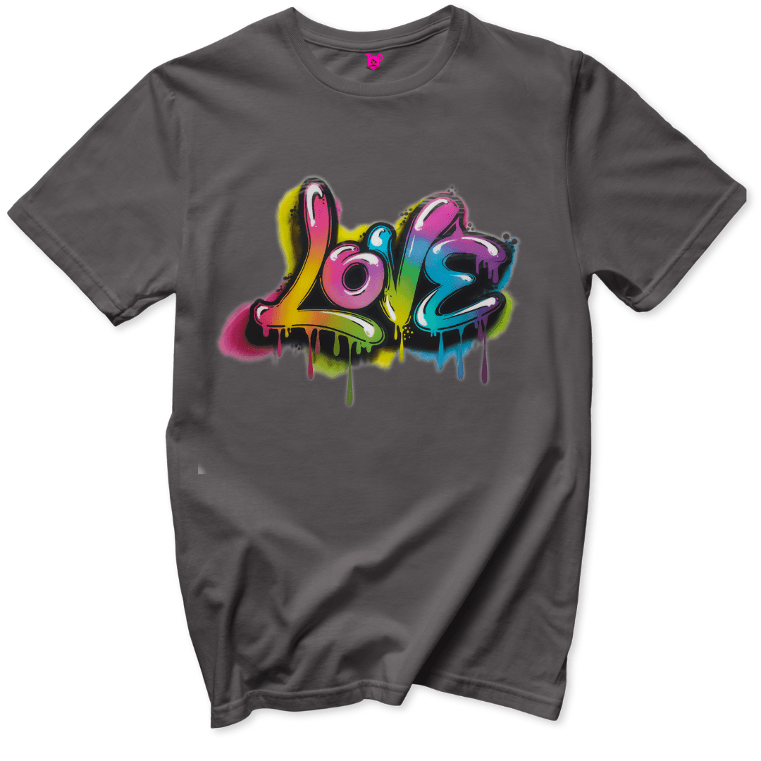 Graffiti Love T-Shirt - Throwback Paradise