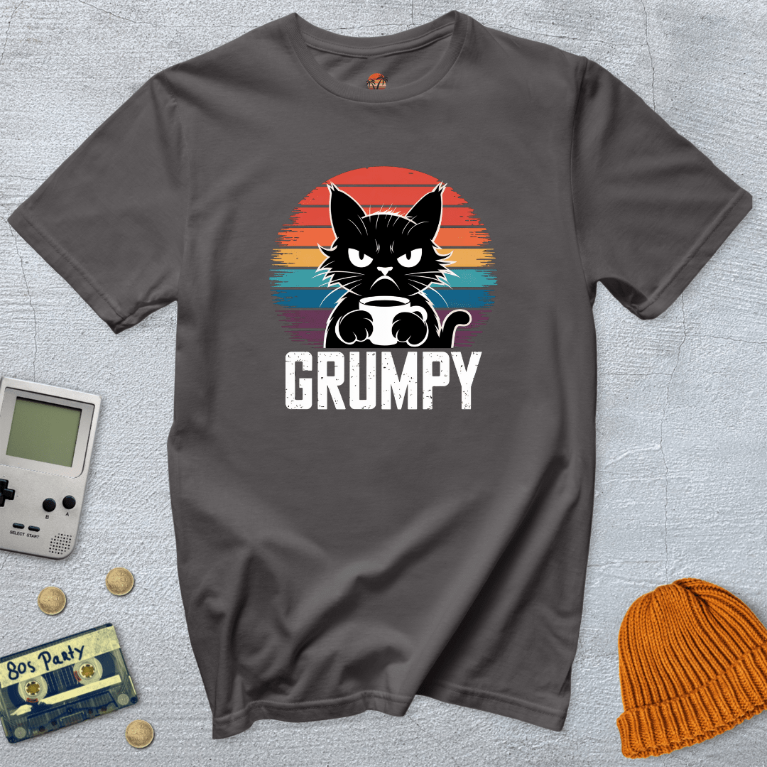 Printify T-Shirt Charcoal / S Grumpy - Shirt