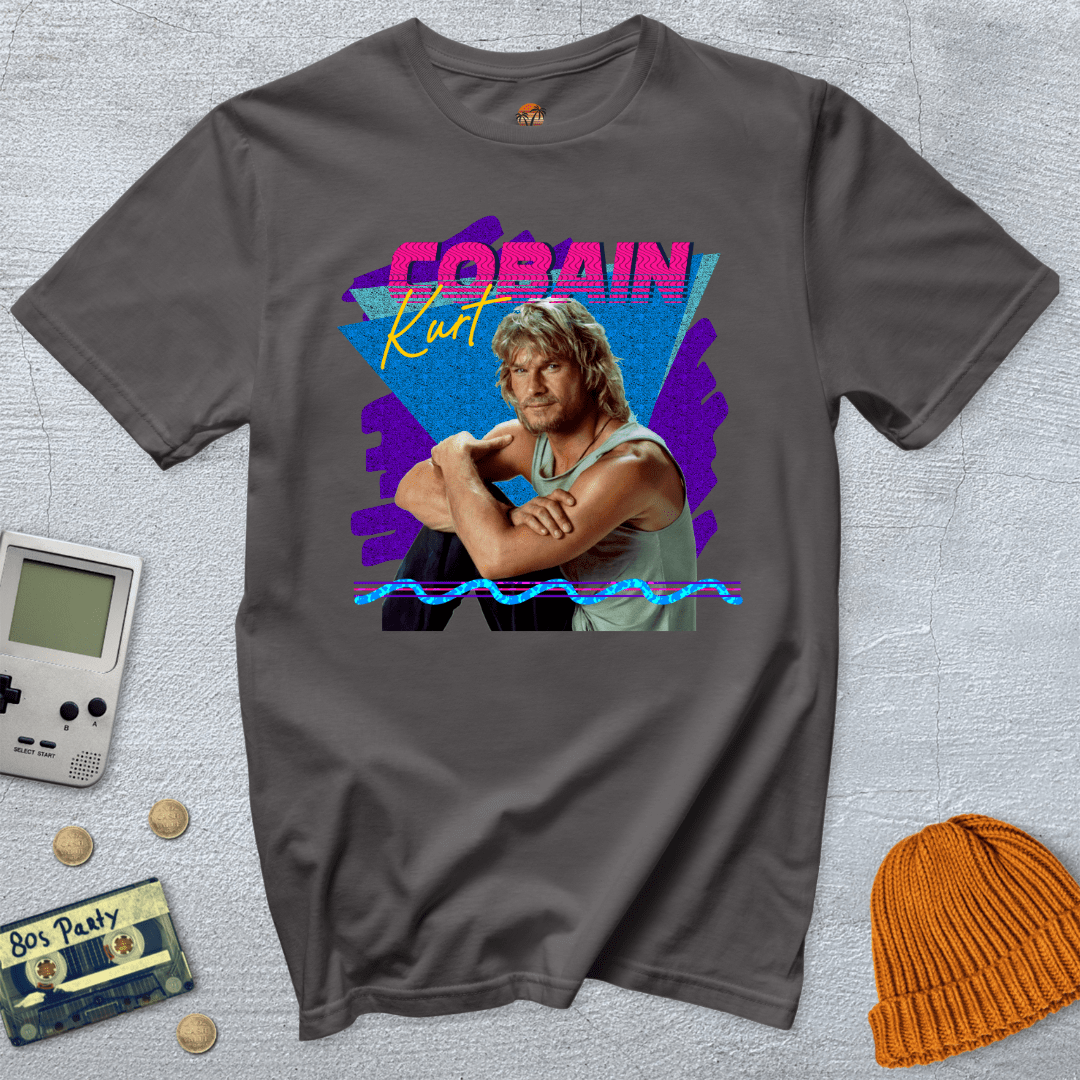 Printify T-Shirt Charcoal / S Kurt Cobain - Shirt