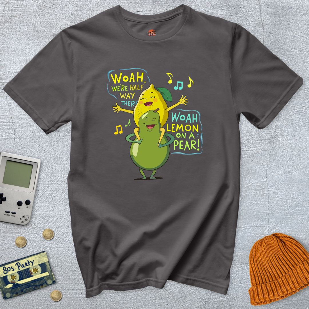 Printify T-Shirt Charcoal / S Lemon on a Pear - Shirt