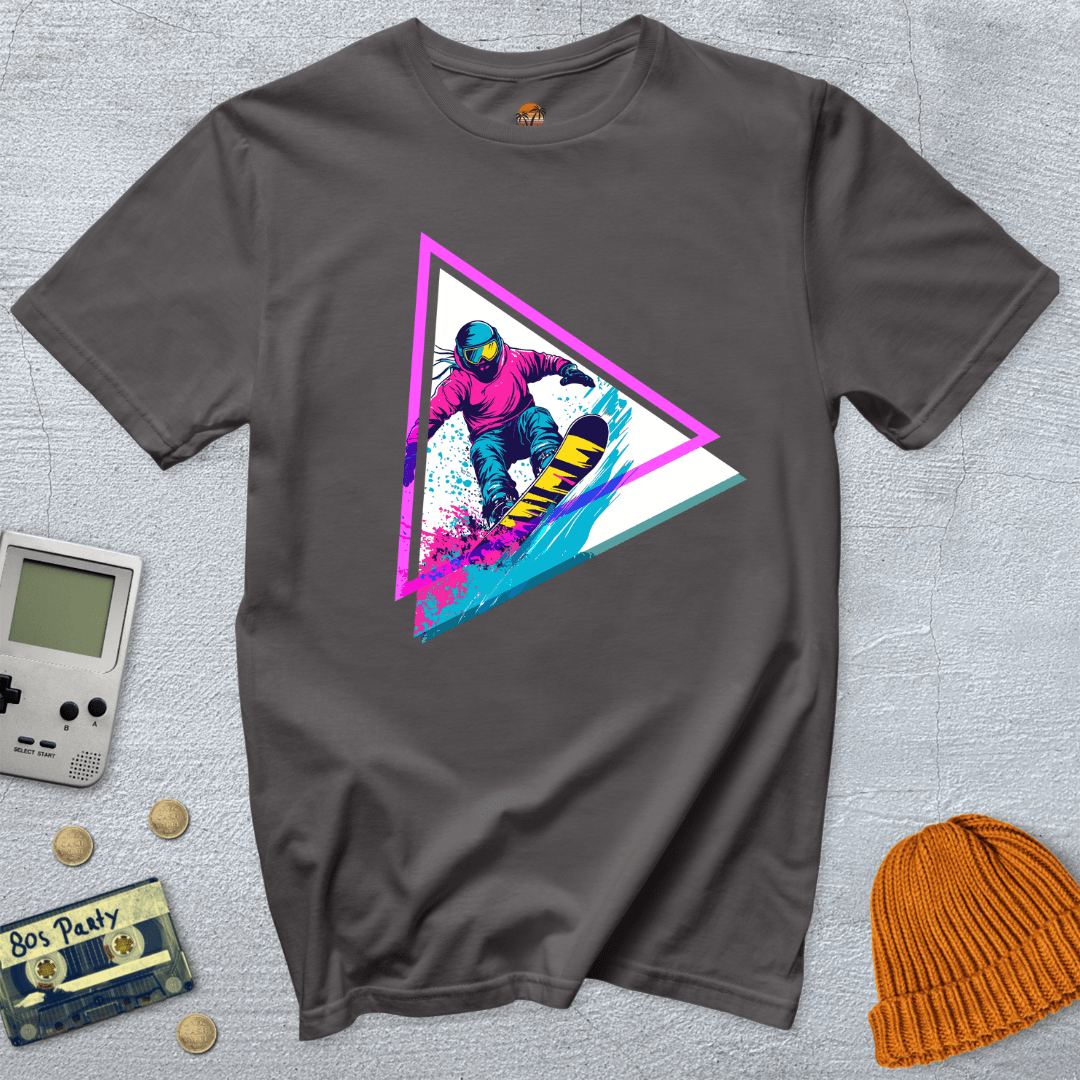 Printify T-Shirt Charcoal / S Neon Triangle Shred - Shirt