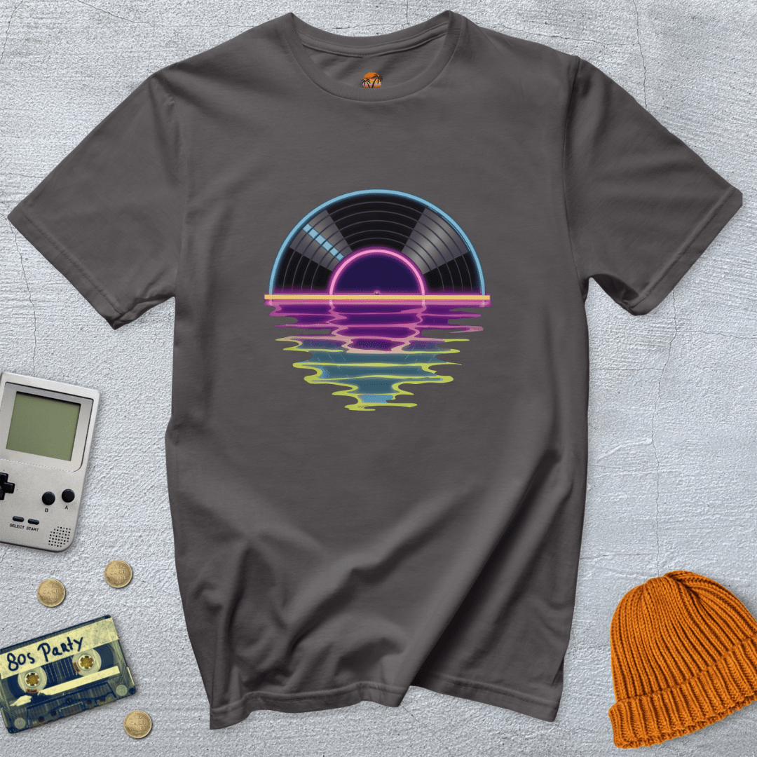 Printify T-Shirt Charcoal / S Record Sunrise - Shirt