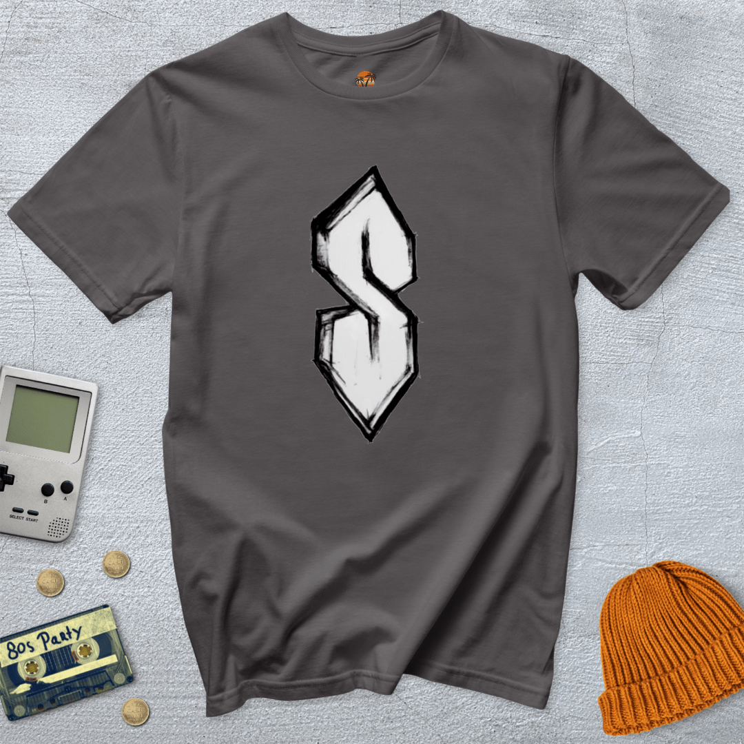 Printify T-Shirt Charcoal / S Retro S - Shirt