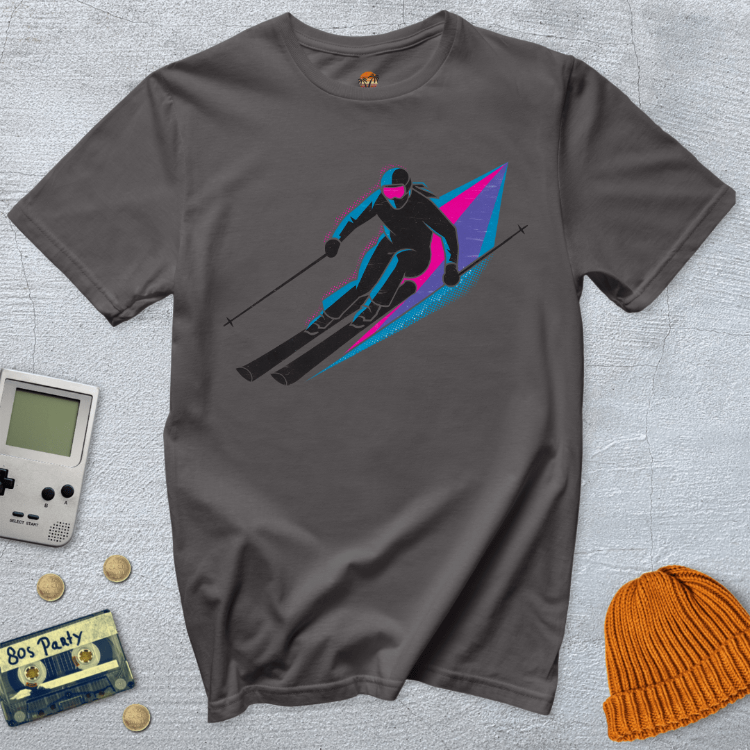Printify T-Shirt Charcoal / S Ski - Shirt