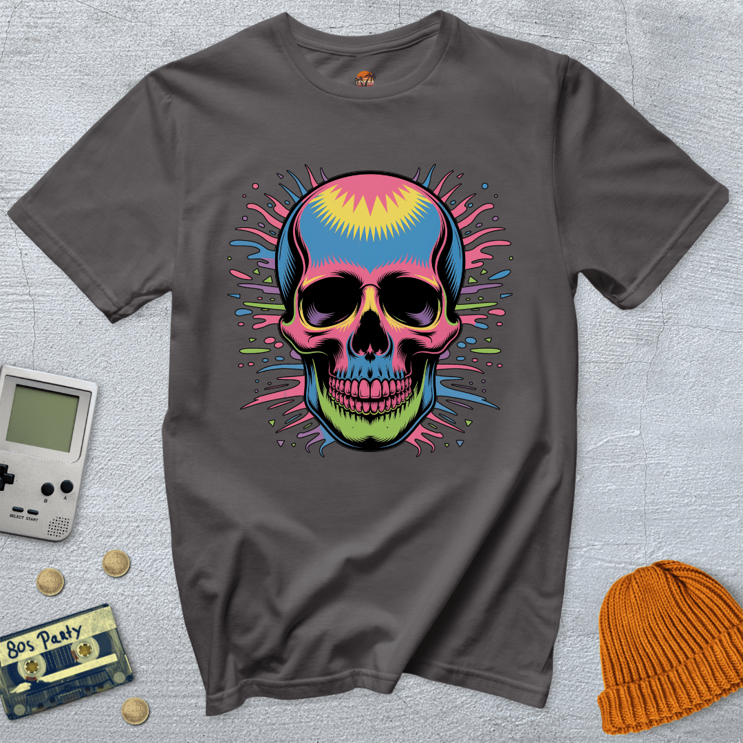 Printify T-Shirt Charcoal / S Skull - Shirt