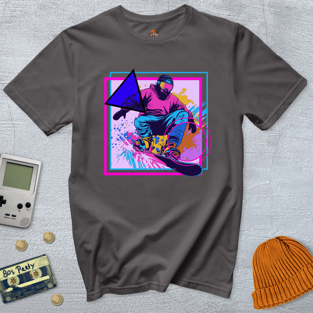 Printify T-Shirt Charcoal / S Snowboarder - Shirt