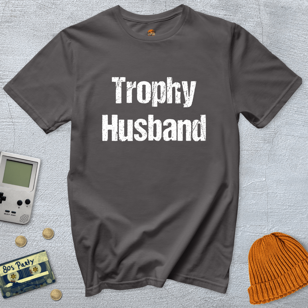 Printify T-Shirt Charcoal / S Trophy Husband - Shirt